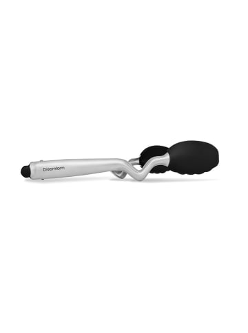 Dreamfarm Küchenzange ''Clongs'' in Silber/ Schwarz - (L)25 cm
