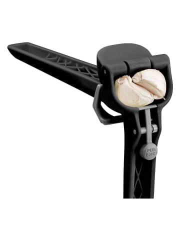 Dreamfarm Knoblauchpresse in Schwarz - (L)19,1 cm
