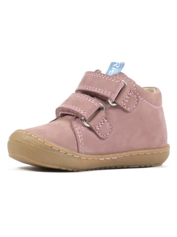 Richter Shoes Leder-Barfußschuhe "Maxi" in Rosa
