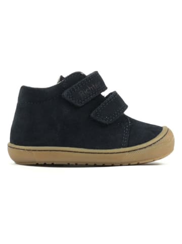 Richter Shoes Leren barefootschoenen "Maxi" donkerblauw