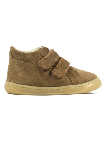 Richter Shoes Leder-Barfußschuhe "Dash Mini" in Hellbraun