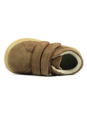 Richter Shoes Leren barefootschoenen "Dash Mini" lichtbruin