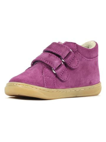 Richter Shoes Leder-Barfußschuhe "Dash Mini" in Lila