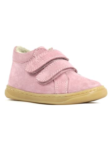 Richter Shoes Leder-Barfußschuhe "Dash Mini" in Rosa