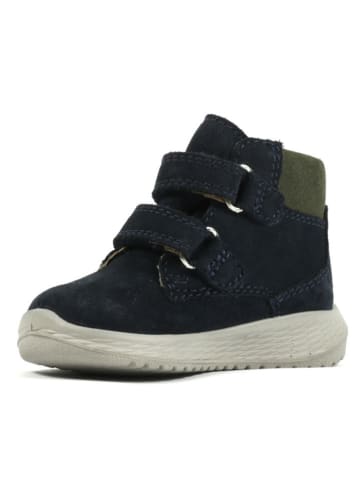 Richter Shoes Leren boots "Timmy" donkerblauw/kaki