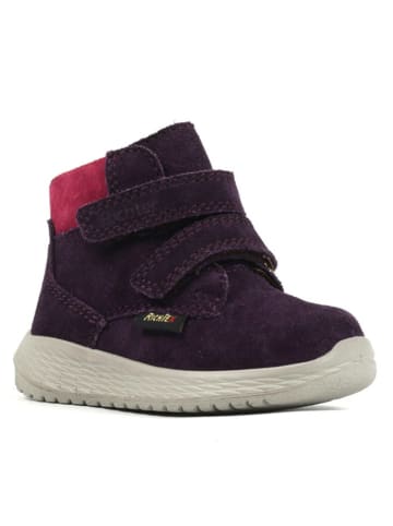 Richter Shoes Leren boots "Timmy" pruimkleurig