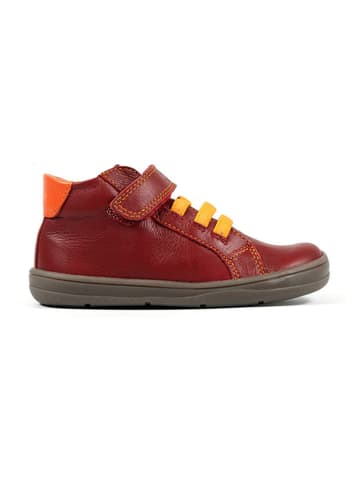 Richter Shoes Leren barefootschoenen "Dash" rood