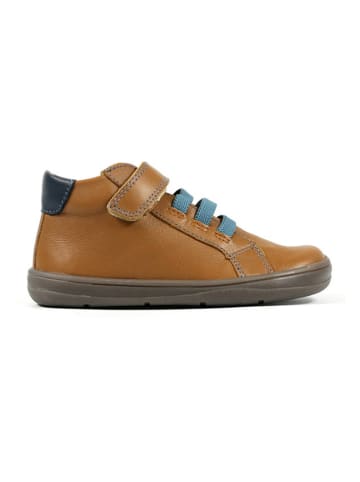 Richter Shoes Leder-Barfußschuhe "Dash" in Hellbraun