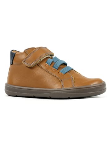 Richter Shoes Leder-Barfußschuhe "Dash" in Hellbraun