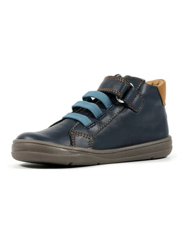 Richter Shoes Leren barefootschoenen "Dash" donkerblauw