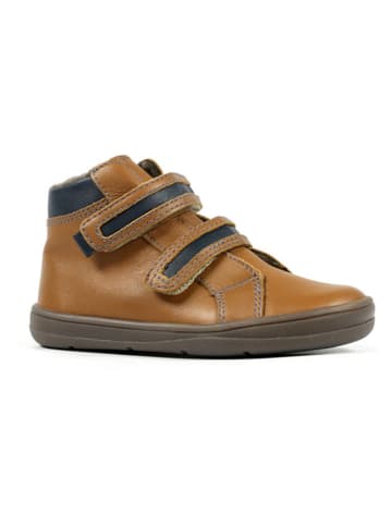 Richter Shoes Leder-Barfußschuhe "Dash" in Hellbraun