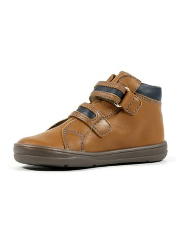 Richter Shoes Leder-Barfußschuhe "Dash" in Hellbraun