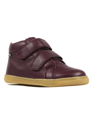 Richter Shoes Leder-Barfußschuhe "Dash" in Bordeaux