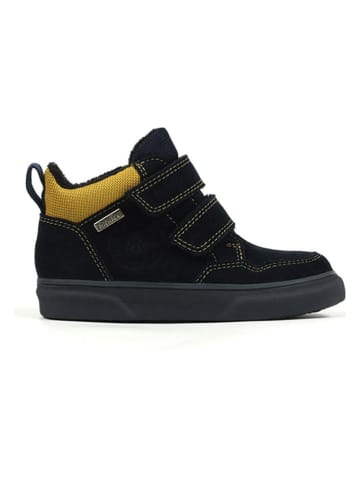 Richter Shoes Leder-Sneakers "Leandro" in Dunkelblau