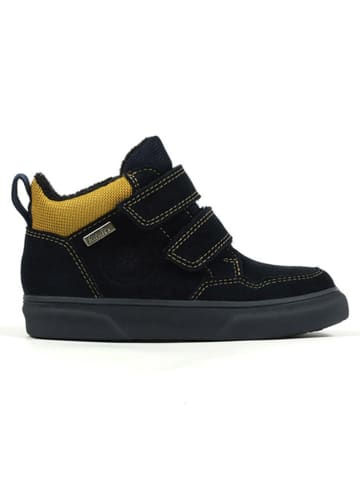 Richter Shoes Leder-Sneakers "Leandro" in Dunkelblau