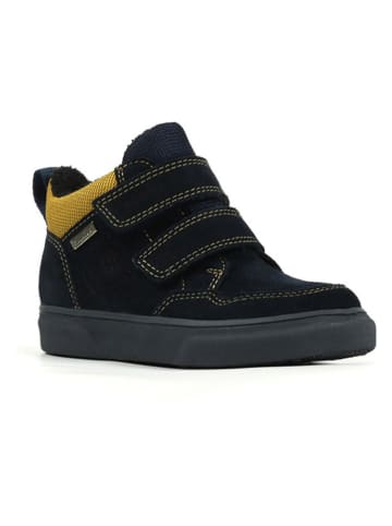 Richter Shoes Leren sneakers "Leandro" donkerblauw