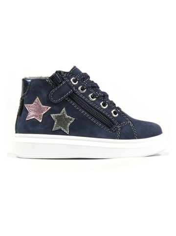 Richter Shoes Leren sneakers "Alessa" donkerblauw