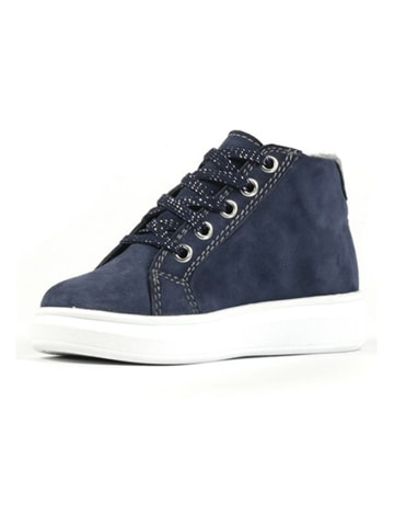 Richter Shoes Leder-Sneakers "Alessa" in Dunkelblau