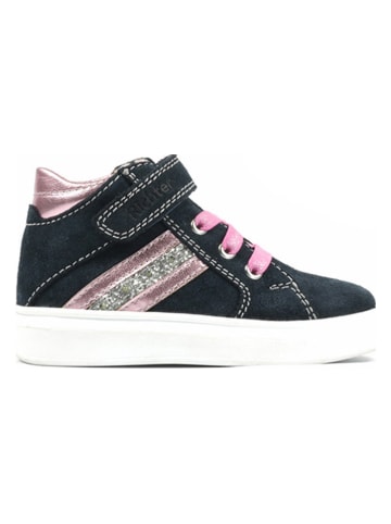 Richter Shoes Leder-Sneakers "Alessa" in Dunkelblau