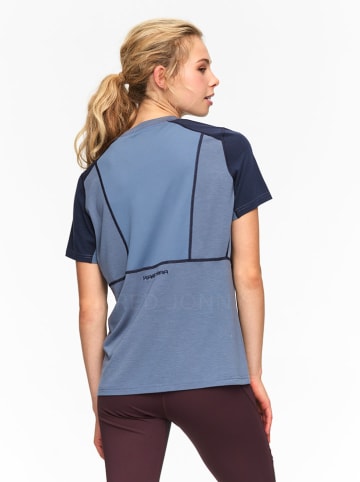 KARI TRAA Wandershirt "Sanne" in Blau