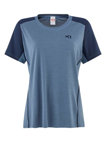 KARI TRAA Wandershirt "Sanne" in Blau