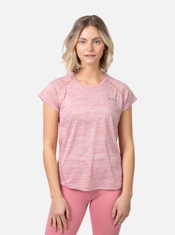 KARI TRAA Trainingsshirt lichtroze