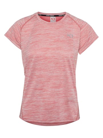 KARI TRAA Trainingsshirt lichtroze
