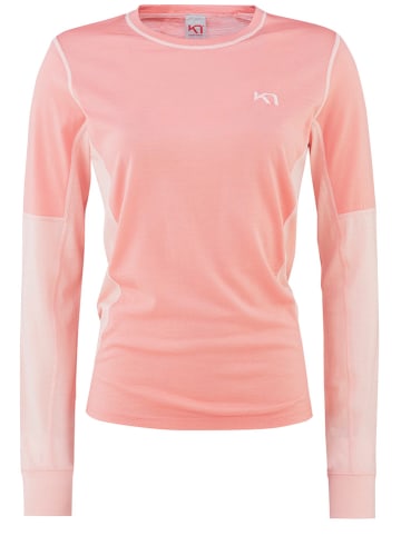 KARI TRAA Wollen longsleeve "Ellen" lichtroze