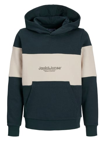 JACK & JONES Junior Hoodie "Lakewood" in Grün