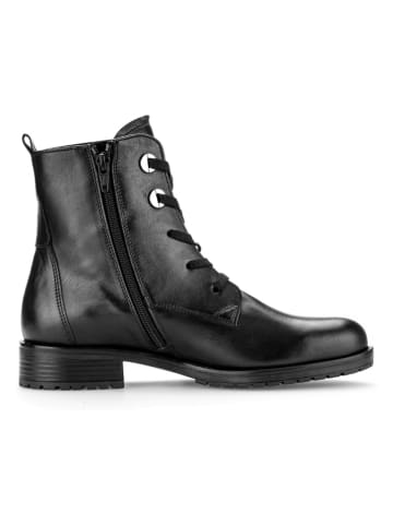 Gabor Leder-Boots in Schwarz