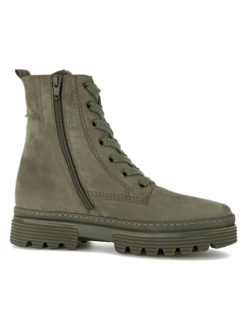 Gabor Leder-Boots in Khaki