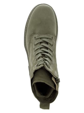 Gabor Leder-Boots in Khaki