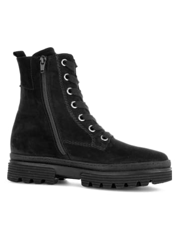 Gabor Leder-Boots in Schwarz