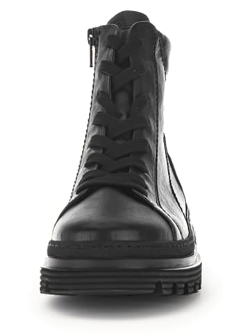 Gabor Leren boots zwart