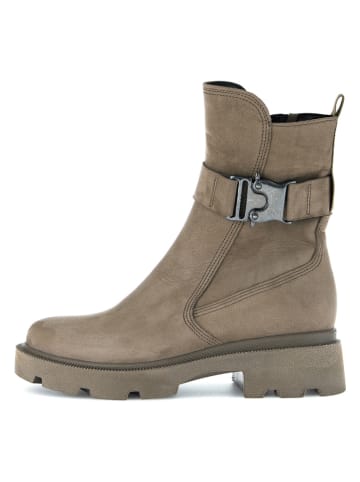 Gabor Leder-Winterstiefeletten in Beige