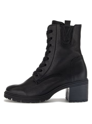 Gabor Leder-Stiefeletten in Schwarz