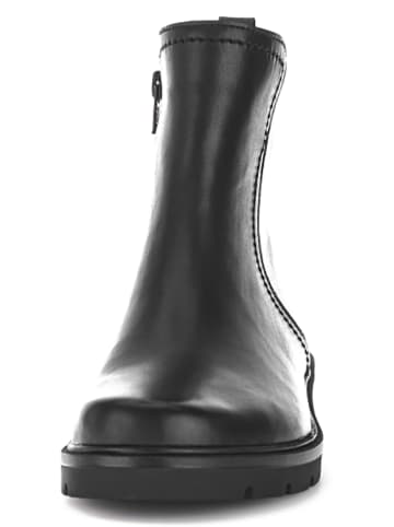 Gabor Leder-Boots in Schwarz