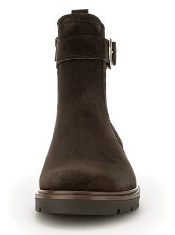 Gabor Leren boots bruin