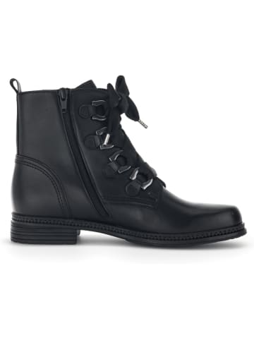 Gabor Leder-Boots in Schwarz