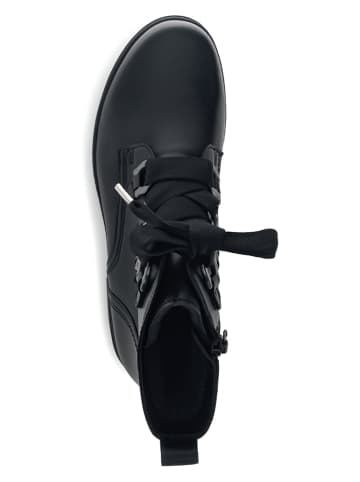 Gabor Leder-Boots in Schwarz