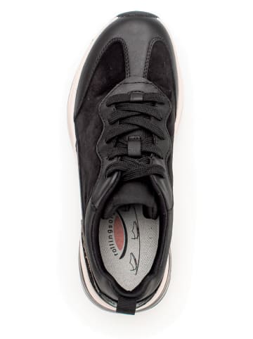 Gabor Skórzane sneakersy w kolorze czarnym