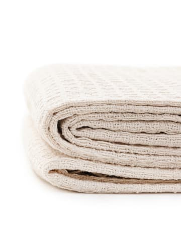 Homla Plaid "Gado" crème - (L)170 x (B)130 x (H)170 cm