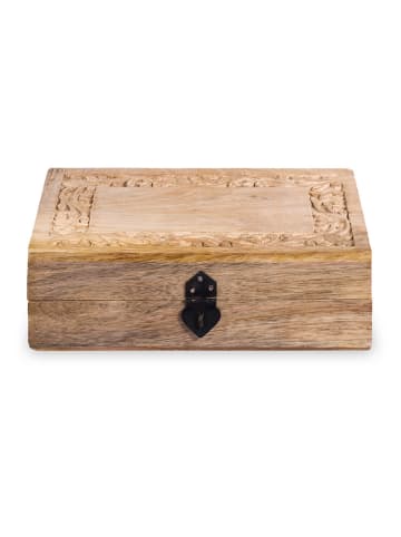Homla Kist "Sombre" beige - (B)22 x (H)8 x (D)14 cm