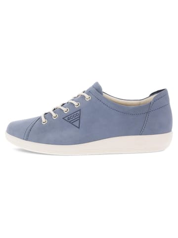 Ecco Leder-Sneakers "Soft 20" in Blau