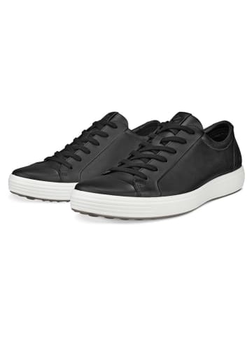 Ecco Leren sneakers "Soft 7" zwart