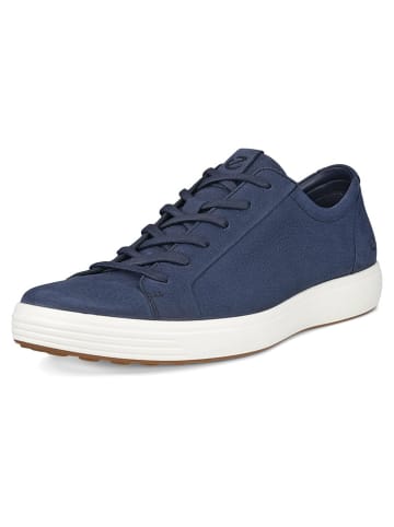 Ecco Leder-Sneakers "Soft 7" in Dunkelblau