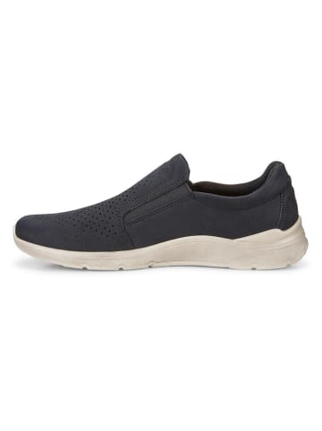Ecco Leder-Slipper "Irving Navy" in Dunkelblau