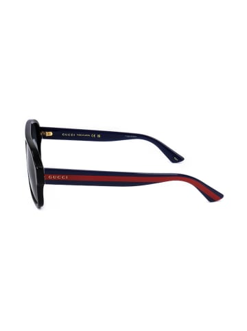 Gucci Herenzonnebril zwart/donkerblauw