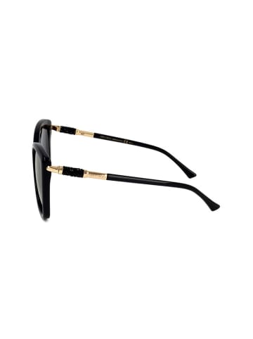 Jimmy Choo Damskie okulary przeciwsłoneczne w kolorze czarnym