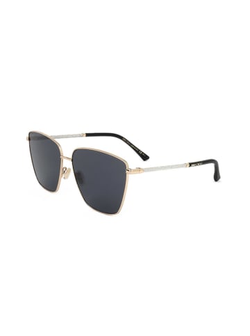 Jimmy Choo Damskie okulary przeciwsłoneczne w kolorze złoto-granatowym